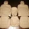 Ford F-150 Upholstery Kit - Sandstone - Front seats with console