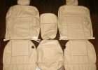 Ford F-150 Upholstery Kit - Sandstone - Front seats with console