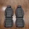 2006-2008 Volkswagen Jetta Leather Kit - Black - Front seat upholstery