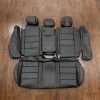 2006-2008 Volkswagen Jetta Leather Kit - Black - Rear seats with armrest and bolsters