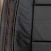 2006-2008 Volkswagen Jetta Leather Kit - Black - Red side double-stitching
