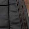 2006-2008 Volkswagen Jetta Leather Kit - Black - Red double-stitching