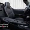 Mazda Mazda Miata Leather Seats- Black - Optional e-brake boot alternative angle 3