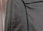 2010-2013 Kia Forte Upholstery Kit- Black - Front backrest black double-stitching