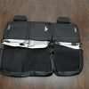 2014-2018 Chevrolet Silverado Leather Kit - Black & Bright Red - Back view of rear seats