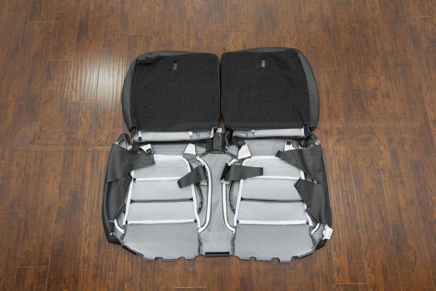 Ford Mustang Leather Seats - Black - Back view of rear seats