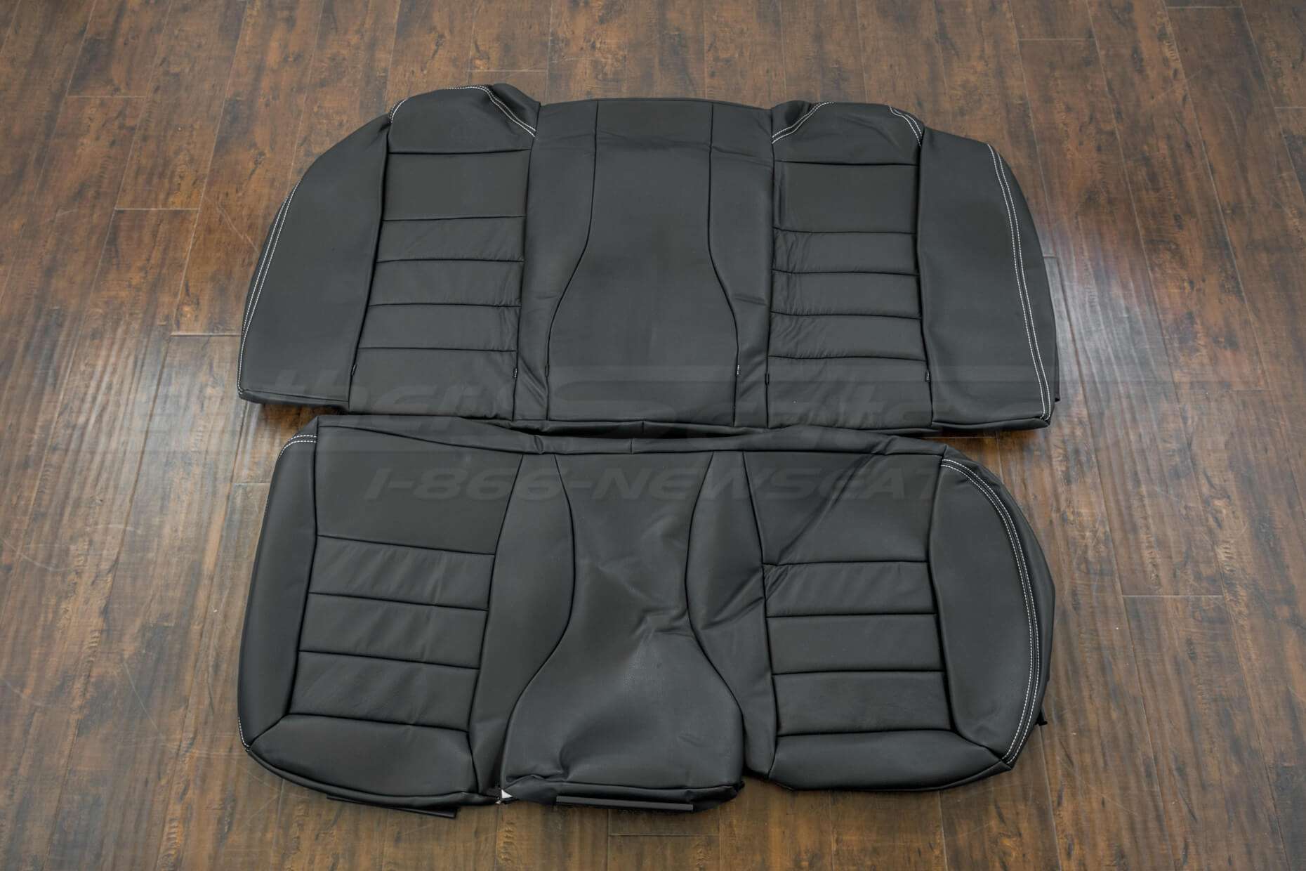 2006-2010 Dodge Charger Leather Kit - Black - Installed - Rear seats