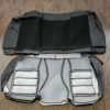 2006-2010 Dodge Charger Leather Kit - Black - Installed - Back view of rear seats