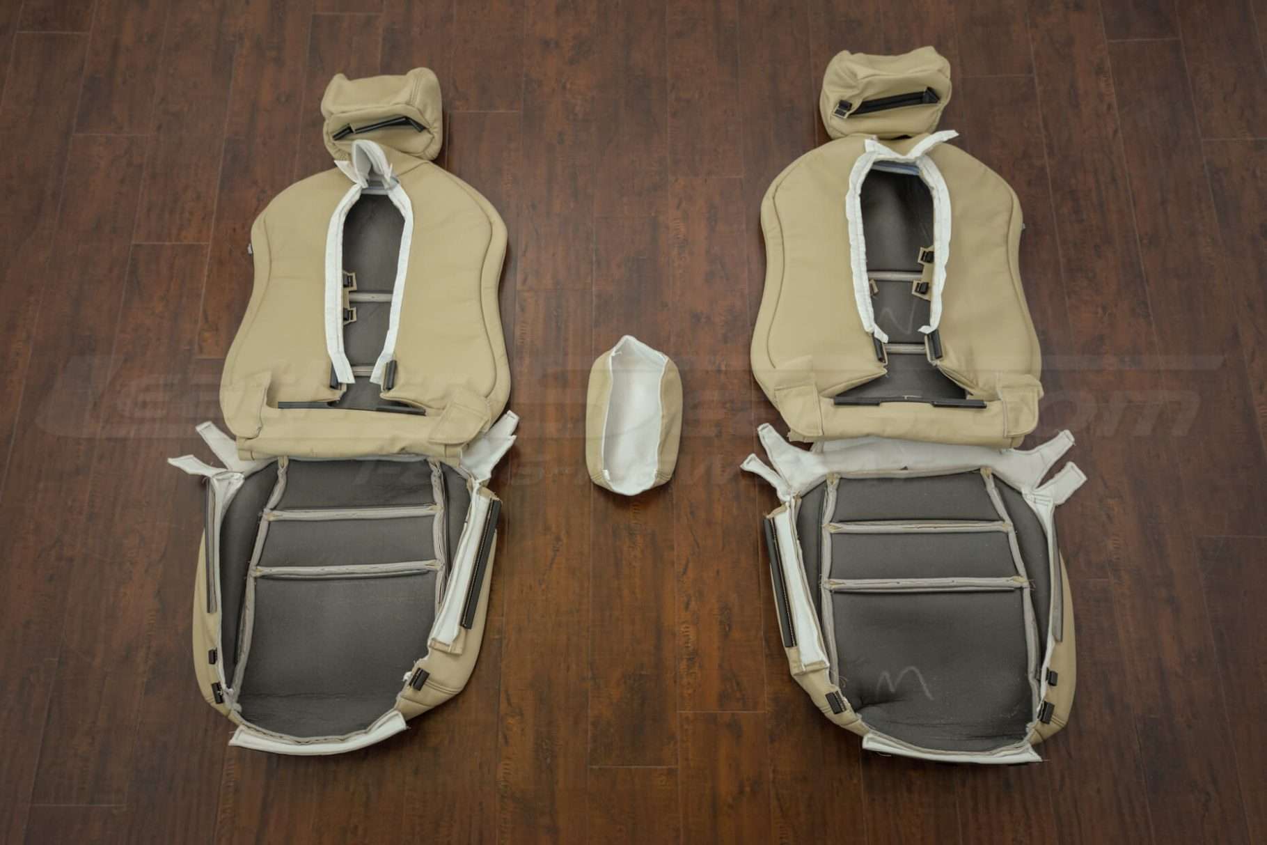 Back of front seat upholstery - 04-06 Acura TL Parchment