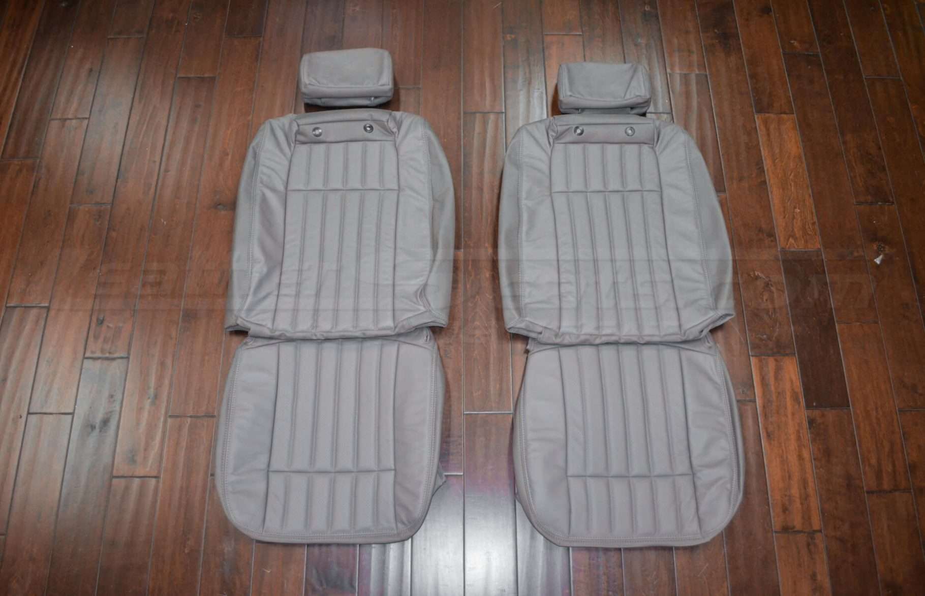 94-96 Chevrolet Impala Leather Upholstery Kit- Smoke - Front Seat Upholstery