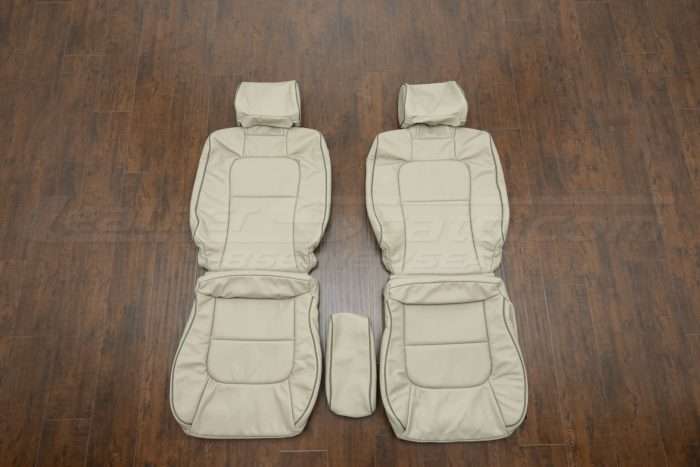 Lexus SC upholstery kit - Driftwood - Front seats with console cover