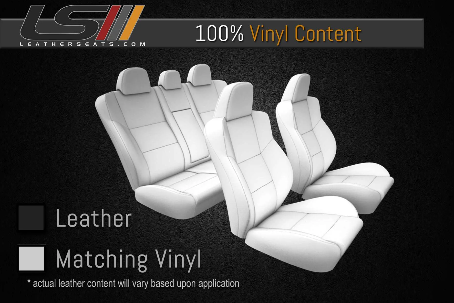 Tesla Leather Content - Two Row Interior - 100% Vinyl