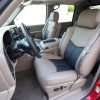 03-06 Chevrolet Avalanche Installed Upholstery Kit - Desert & Black - Front Driver Seat - wide