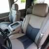 03-06 Chevrolet Avalanche Installed Upholstery Kit - Desert & Black - Front Drive Seat