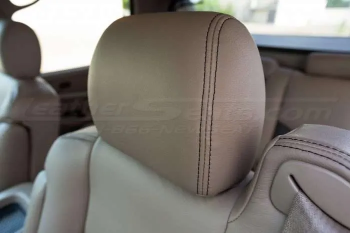 03-06 Chevrolet Avalanche Installed Upholstery Kit - Desert & Black - Headrest