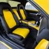 2003-2006 Chevrolet SSR Leather Kit - Black & Velocity Yellow - Installed - Front seats passenger side 2