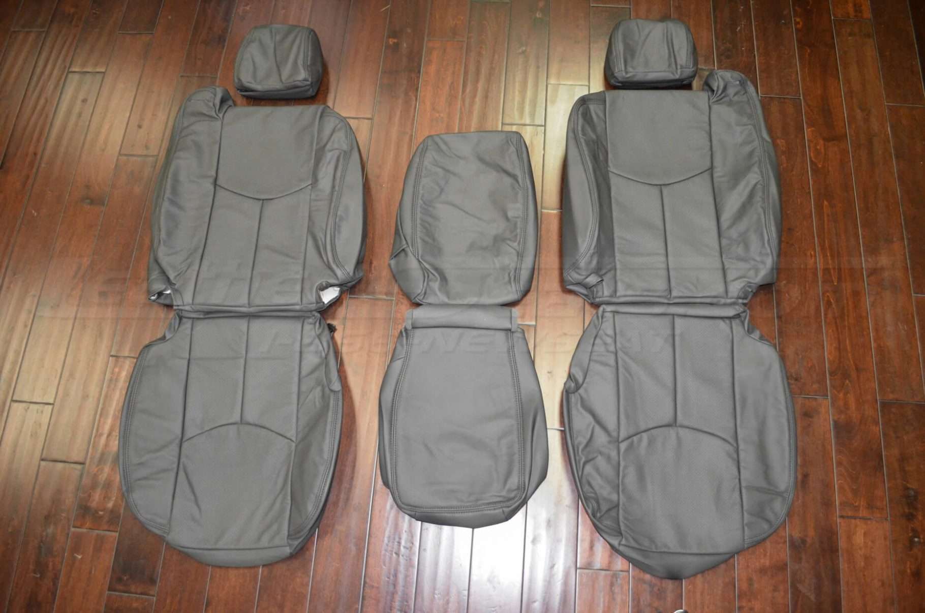 Chevrolet Silverado Upholstery Kit - Graphite - Front seats with console