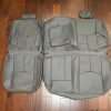 Chevrolet Silverado Upholstery Kit - Graphite - Rear seats with armrest