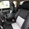 2003-2007 Chevrolet Silverado Upholstery Kit - Black & Dove Grey - Installed - Front Driver seat
