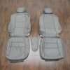 Front seat upholstery w/ console - 04-06 Acura TL Light Grey