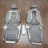Back of front seat upholstery - 04-06 Acura TL Light Grey