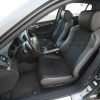 Drivers side installed upholstery - 04- 08 Acura TL Black, Black Suede & Light Grey Kit