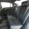 Installed rear seat upholstery - side view - 04- 08 Acura TL Black, Black Suede & Light Grey Kit
