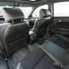 Rear seat installed upholstery overview- 04- 08 Acura TL Black, Black Suede & Light Grey Kit