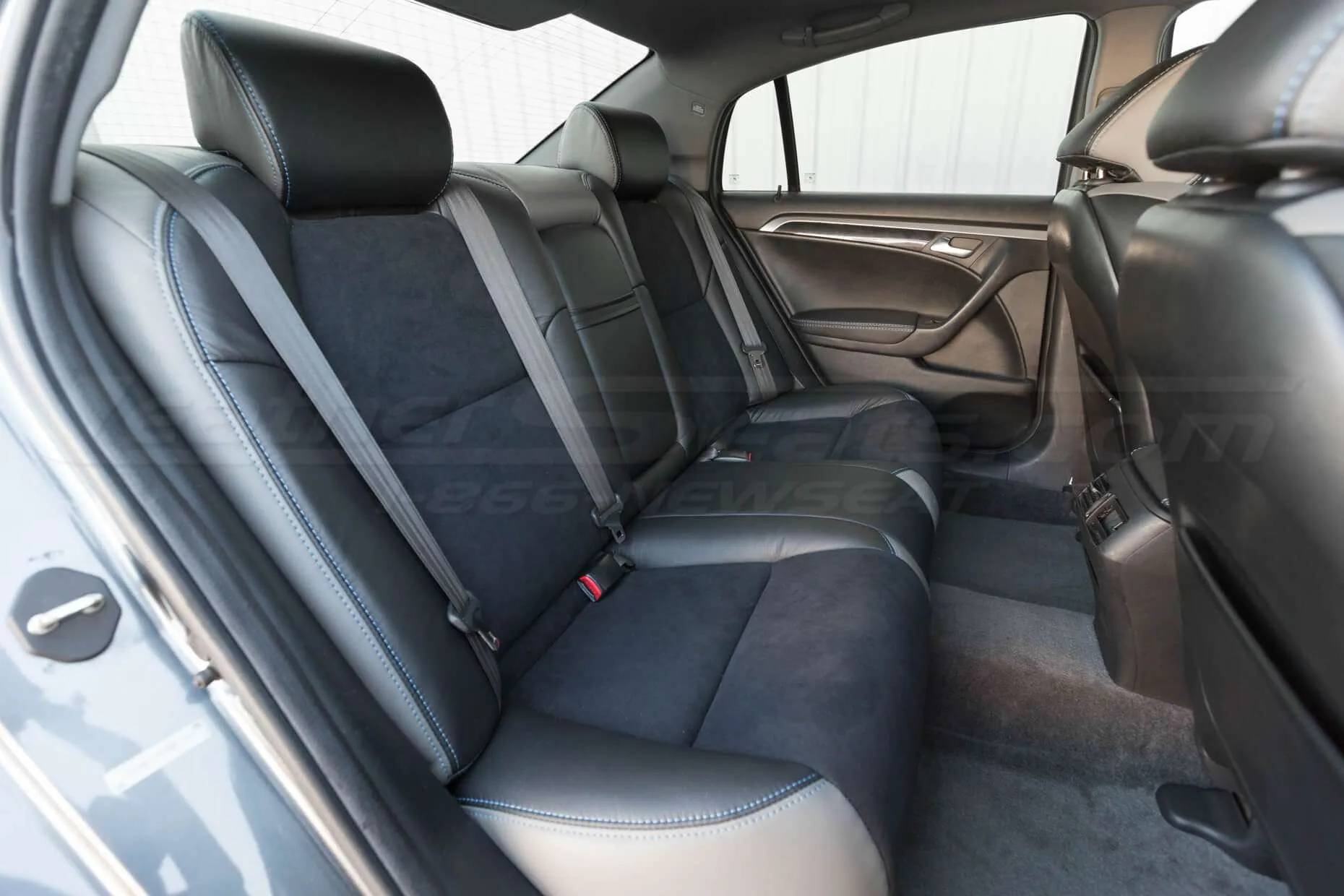 Installed Acura TL leather upholstery - rear seats