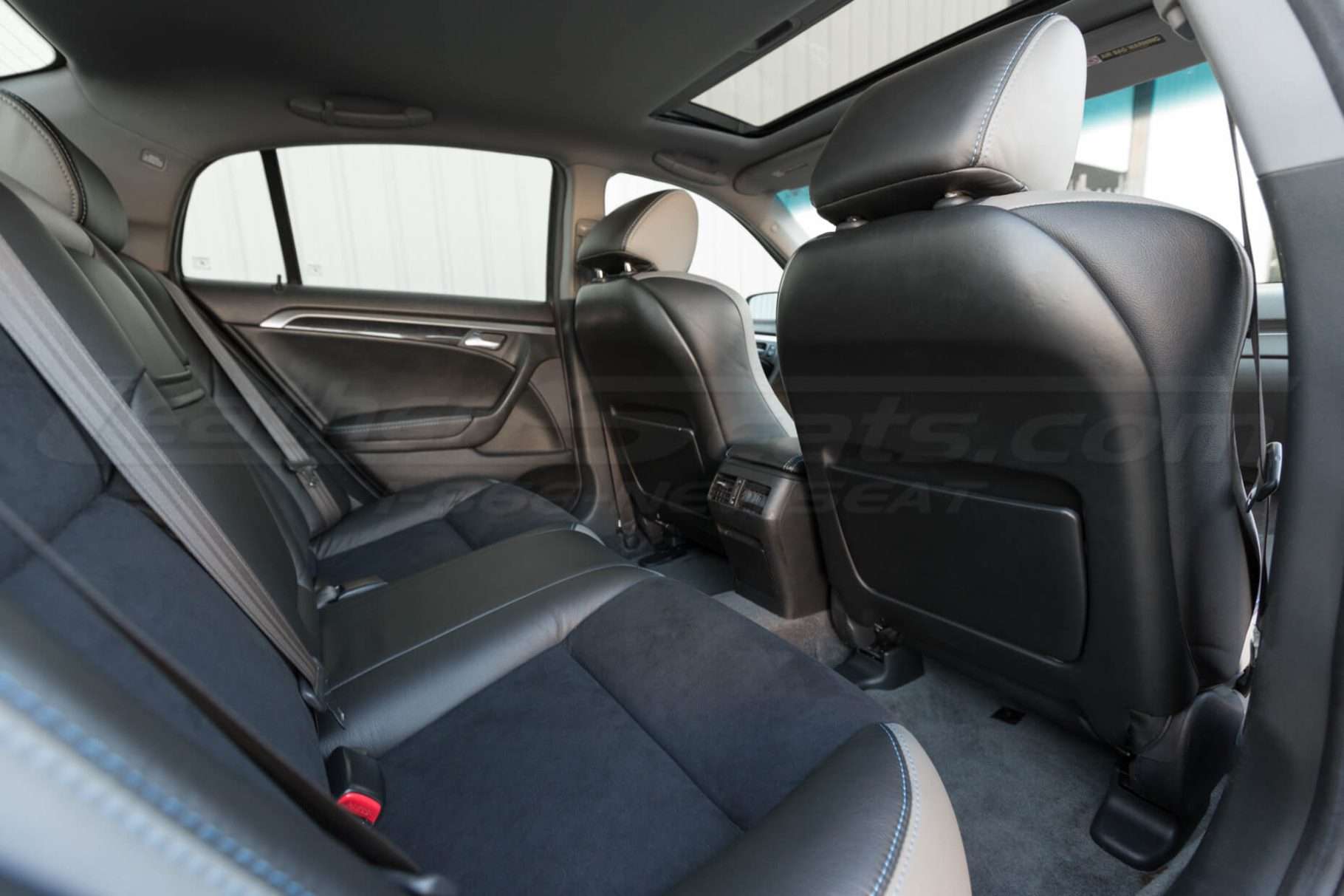 Installed upholstery - rear seats w/ back of front seats