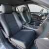Installed upholstery kit - Passenger side view - 04- 08 Acura TL Black, Black Suede & Light Grey Kit