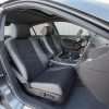 Installed upholstery kit - Passenger side view - 04- 08 Acura TL Black, Black Suede & Light Grey Kit