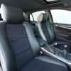 Passenger view of installed upholstery - 04- 08 Acura TL Black, Black Suede & Light Grey Kit