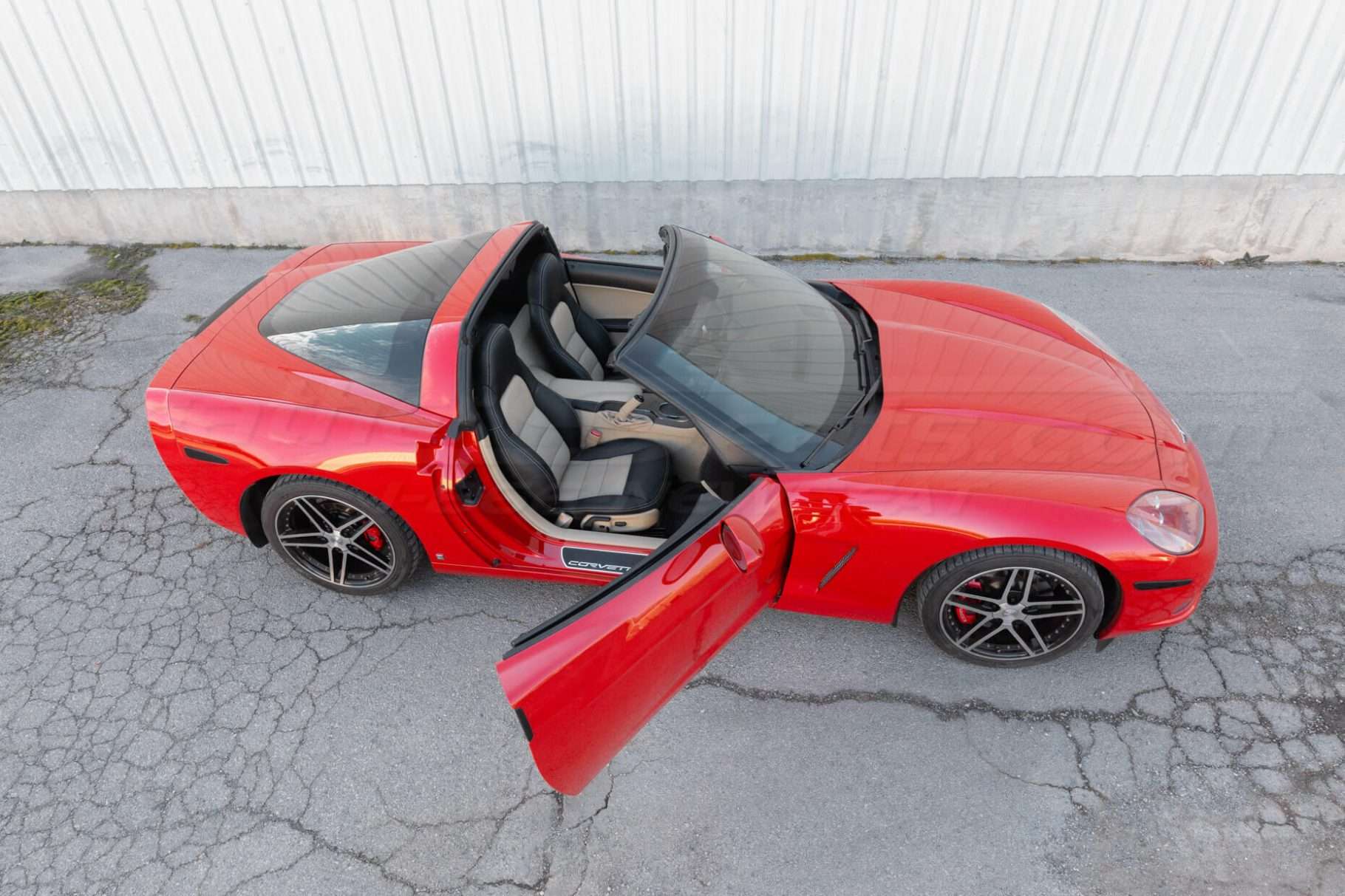 05-11 Chevrolet Corvette Installed - Overhead