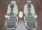 Back view of front seat upholstery - 07-08 Acura TL Beach kit