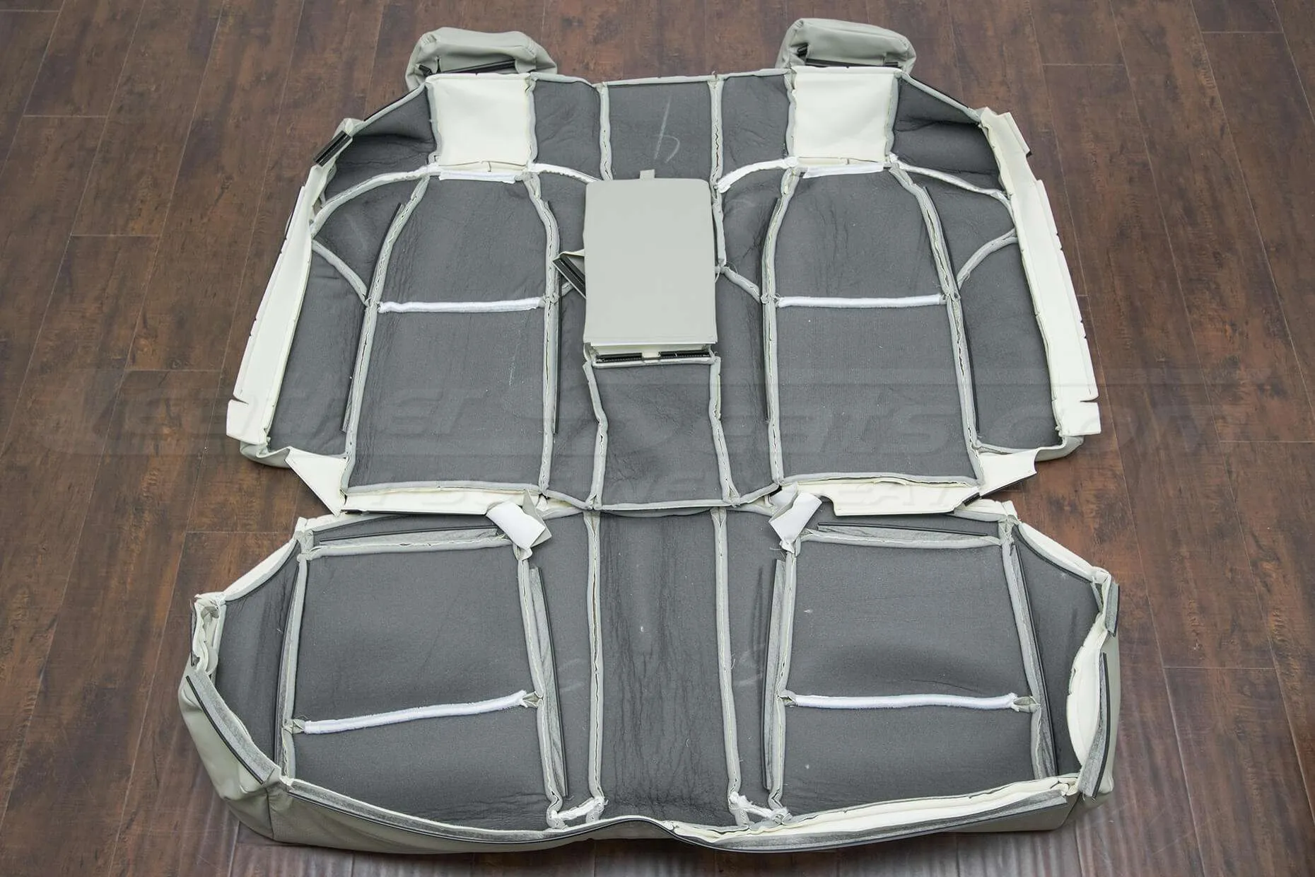 Back view of rear seat upholstery - 07-08 Acura TL Beach kit