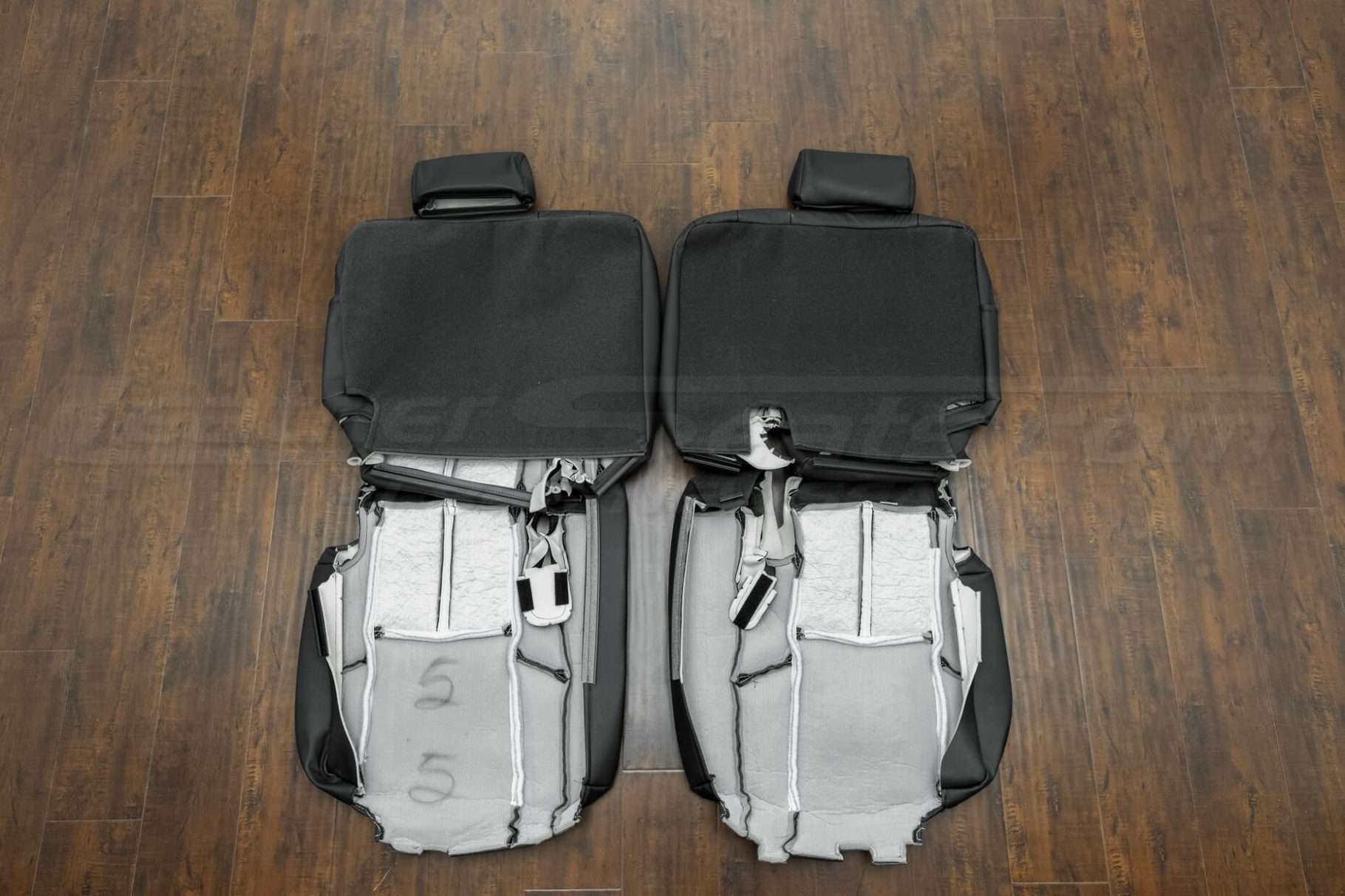 2007-2014 Chevrolet Tahoe Upholstery Kit - Black - Back view of rear seats