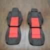 2011-2018 Dodge Durango Upholstery Kit- Black & Bright Red -Front seats