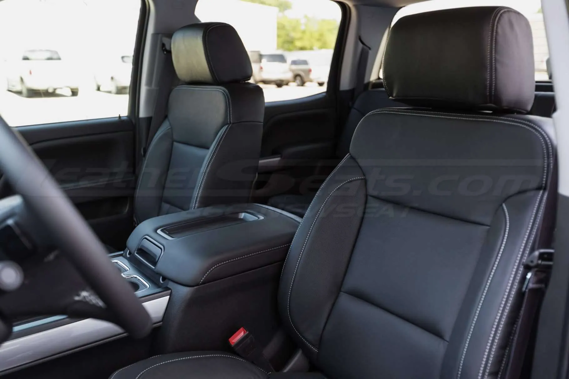 GMC Sierra Leather Kit | Black - LeatherSeats.com