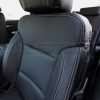 2014-2018 Chevrolet Silverado LeatherSeat Kit - Black - Installed - Side double-stitching focus