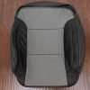 2014-2018 Chevrolet Silverado Leather Kit - Black & Light Grey - Backrest cushion