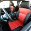 Chevrolet Silverado Installed - Black w/ Bright Red - Front Driver Seats