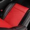 15-20 Dodge Challenger Upholstery Kit - Black & Bright Red - Installed - Seat cushion