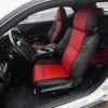 2015-2020 Dodge Challenger Installed - Black & Bright Red - Front Driver Seat