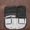 15-20 Dodge Challenger Upholstery Kit - Black & Bright Red - Back view of rear seats