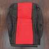 15-20 Dodge Challenger Upholstery Kit - Black & Bright Red - Front backrest