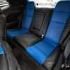 5-20 Dodge Challenger Two-Tone Black w/ Cobalt Centers - Rear seats