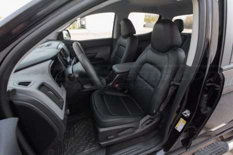 Installed 15-20 Chevrolet Colorado - Single-Tone Black Front Driver Seat