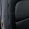 Installed 15-20 Chevrolet Colorado Leather Kit - Black - Double-stitching close-up