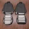Honda S2000 Upholstery Kit - Black - Back of front seats